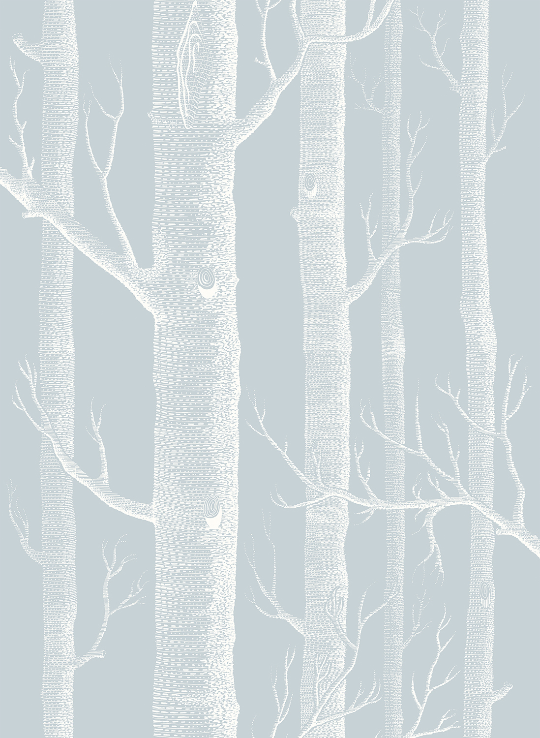 Tapete Woods - Powder Blue