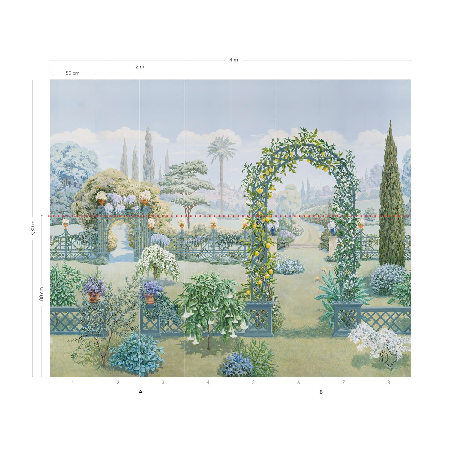 Wallpaper Paradis Perdu - Original Panel B