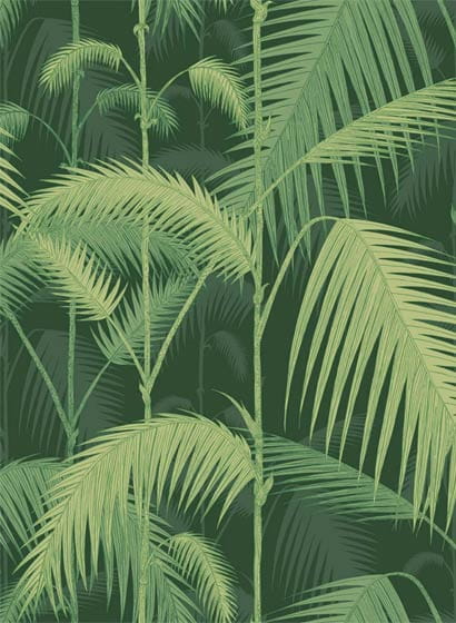 Tapete Palm Jungle - Forest Green