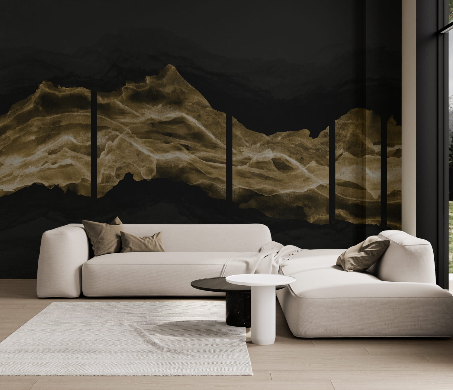 Wandbild Torn - Ink