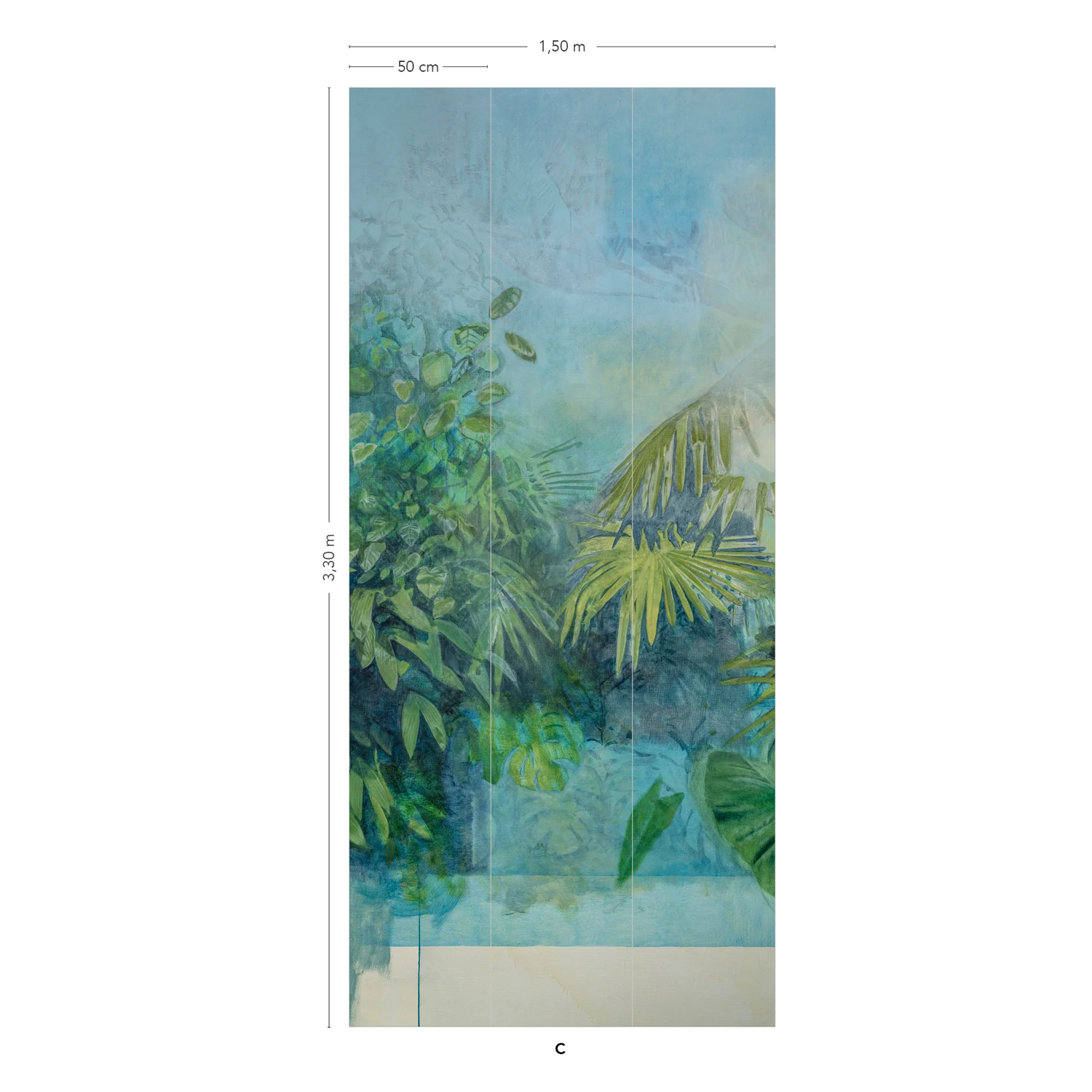 Wandbild Exploration - Panel C
