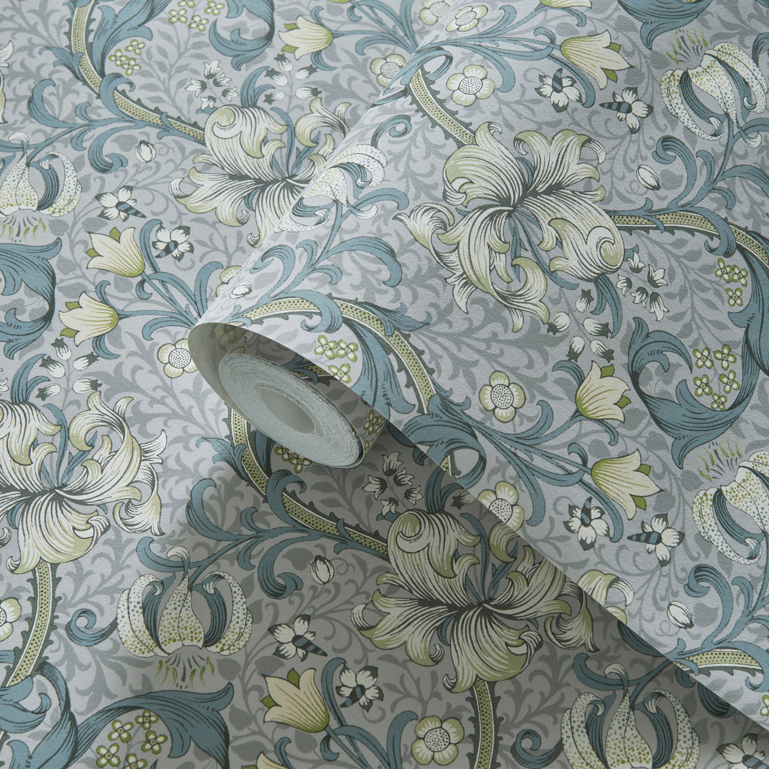 Tapete Golden Lily - Slate/ Dove