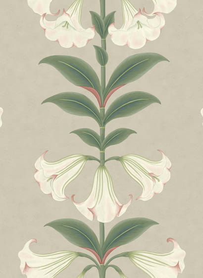 Tapete Angels Trumpet - Chalk/ Sage on Stone