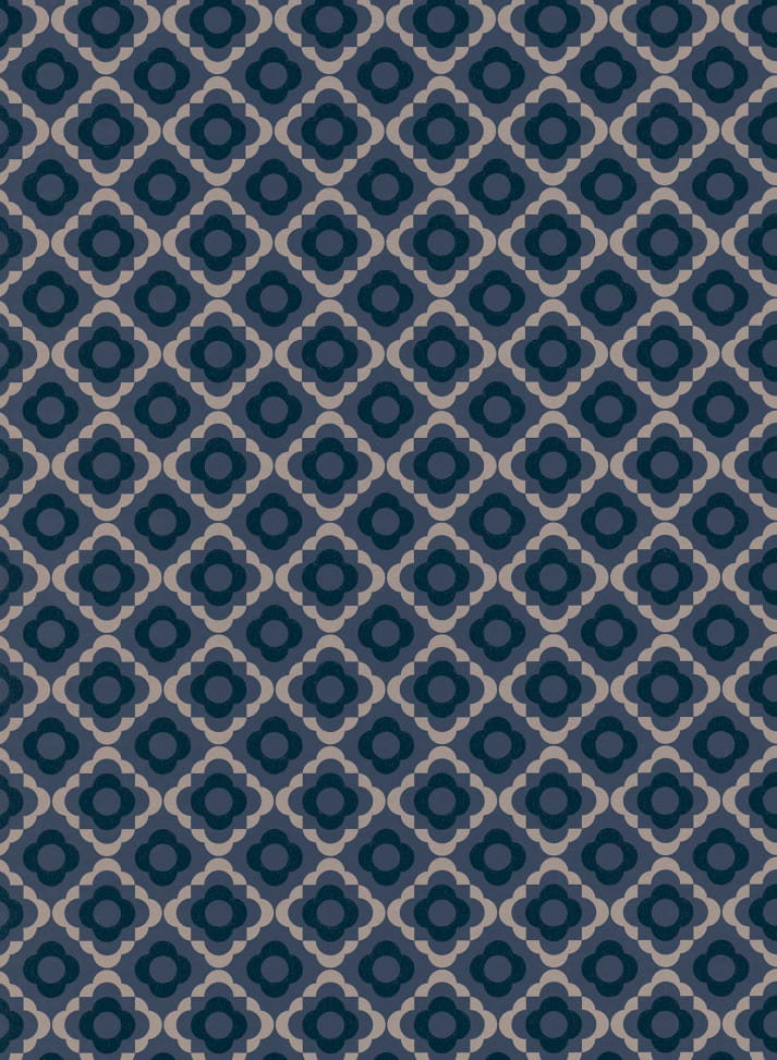 Tapete Quatrefoil - Plimsoll metallic