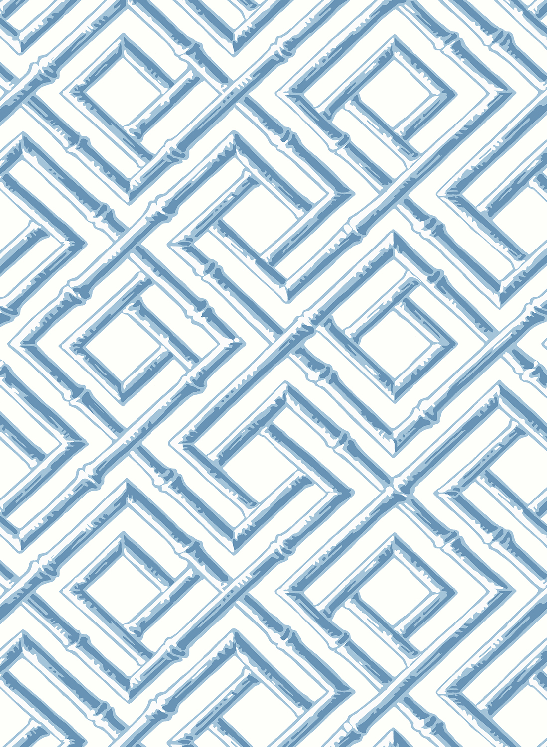 Tapete French Lattice - Blue