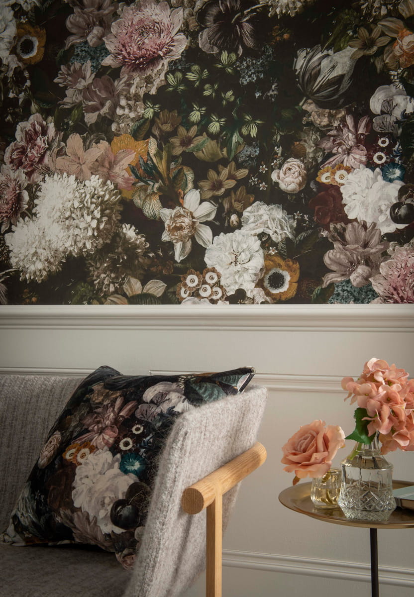 Tapete Fullerton - Ivory/ Blush/ Charcoal