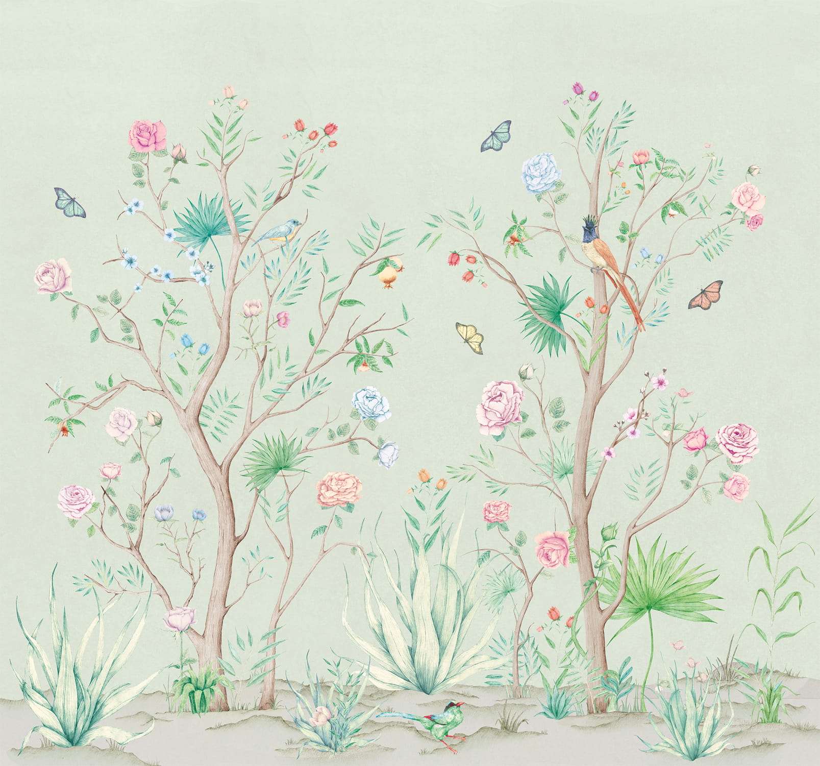 Wandbild Peonies - Aloe