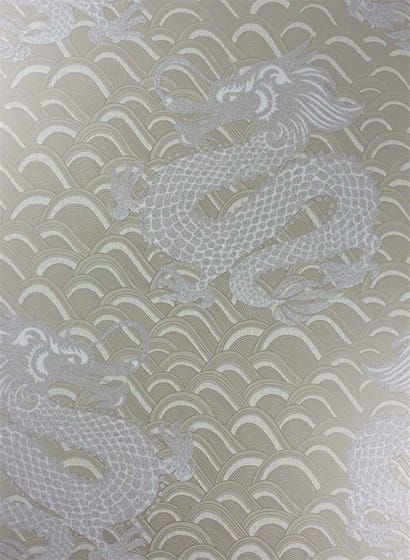 Tapete Celestial Dragon - Metallic Antique Gold