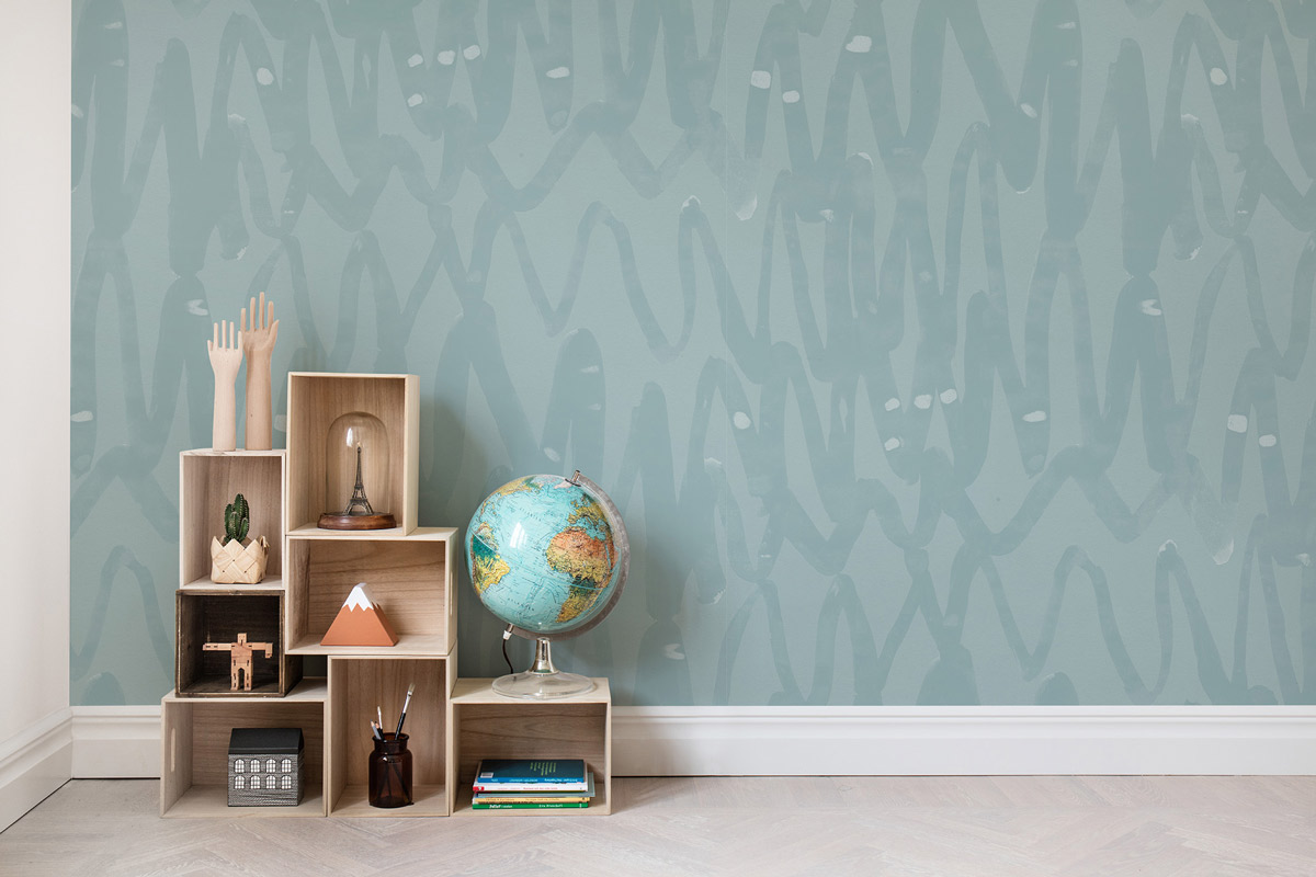 Wandbild Pulse of Passion - Mint