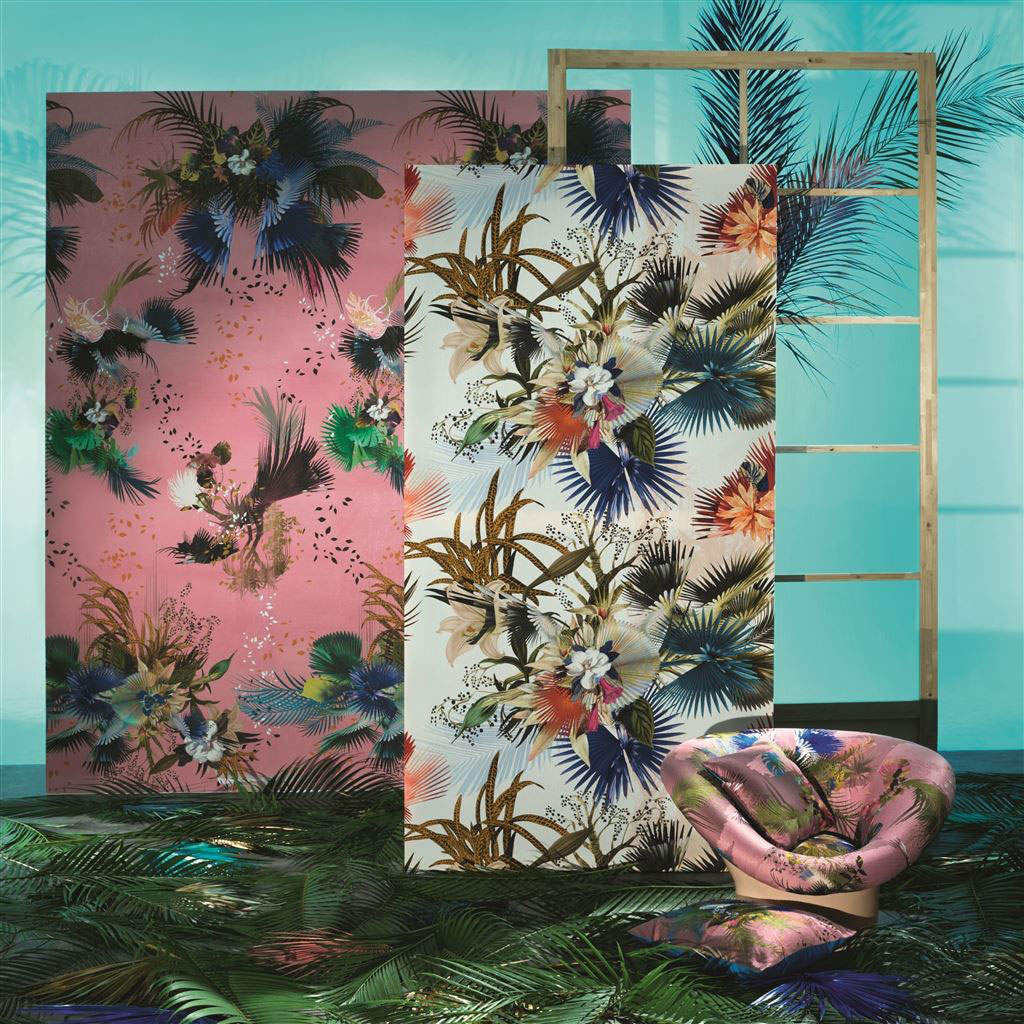 Tapete Oiseau Fleur - Bourgean