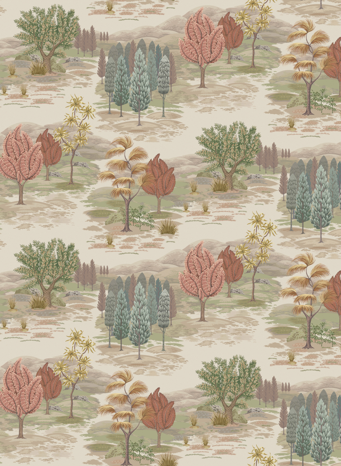 Tapete Monteverde - Olive/ Terracotta