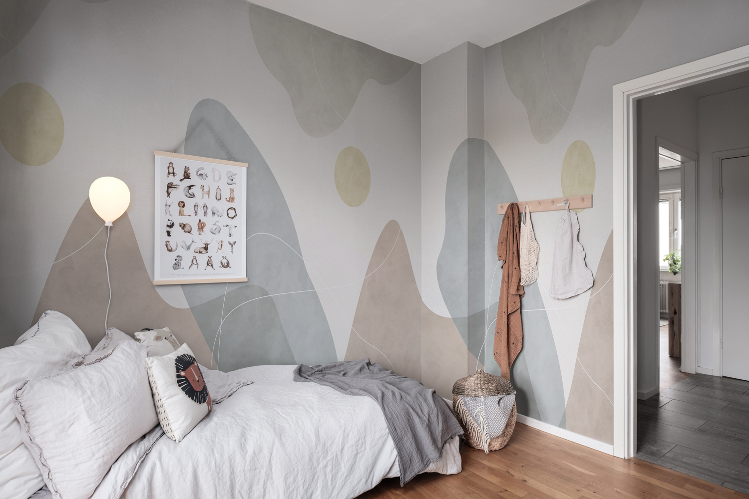 Wandbild Terrain - Pastel