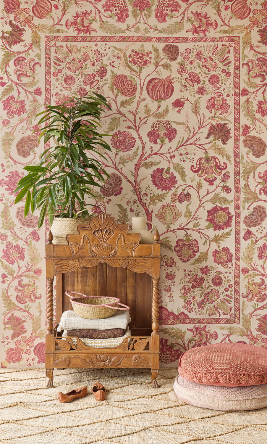 Wandbild Tree of Life - Red