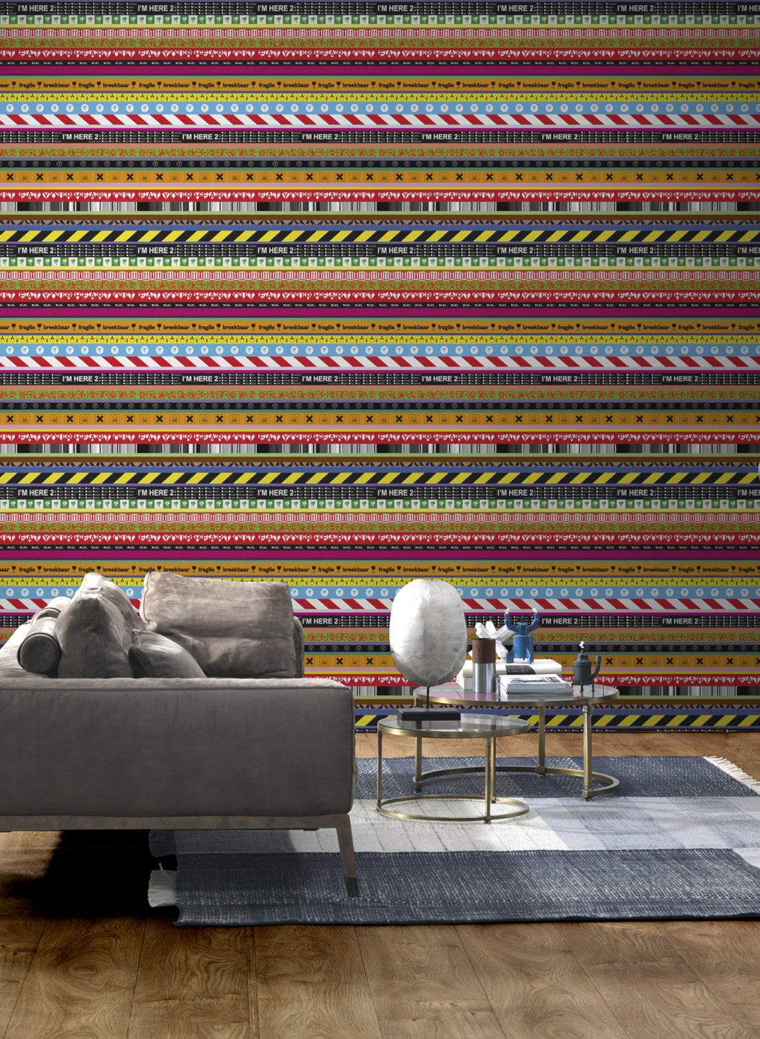 Tapete Layers Multicolored