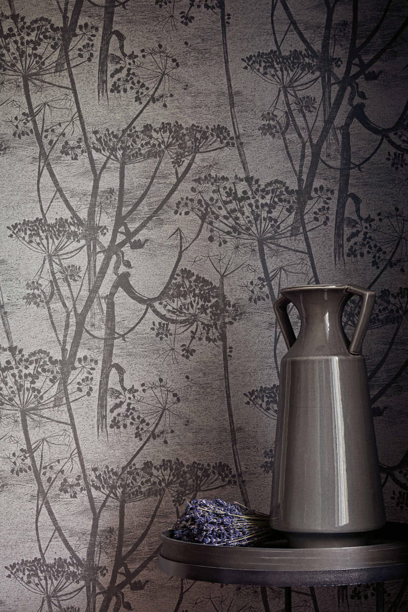 Tapete Cow Parsley - Charcoal