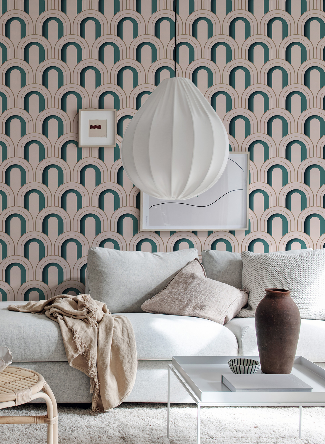 Tapete Arch Deco Bijou