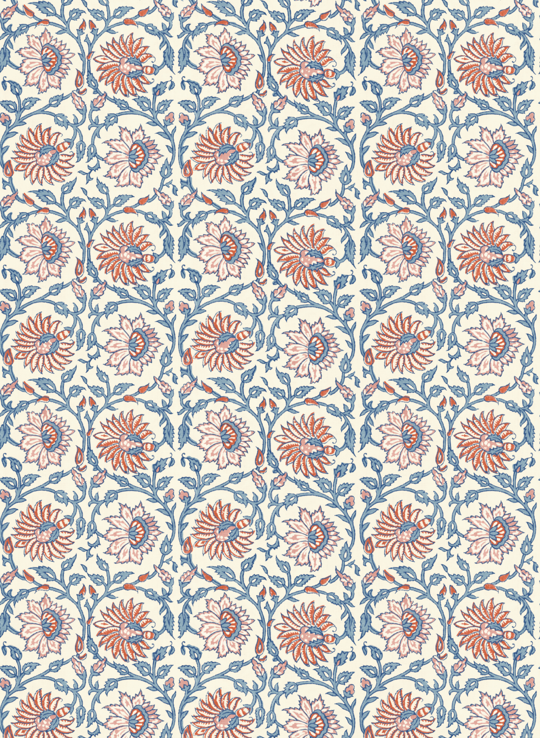 Tapete Cecily - Red/ Blue