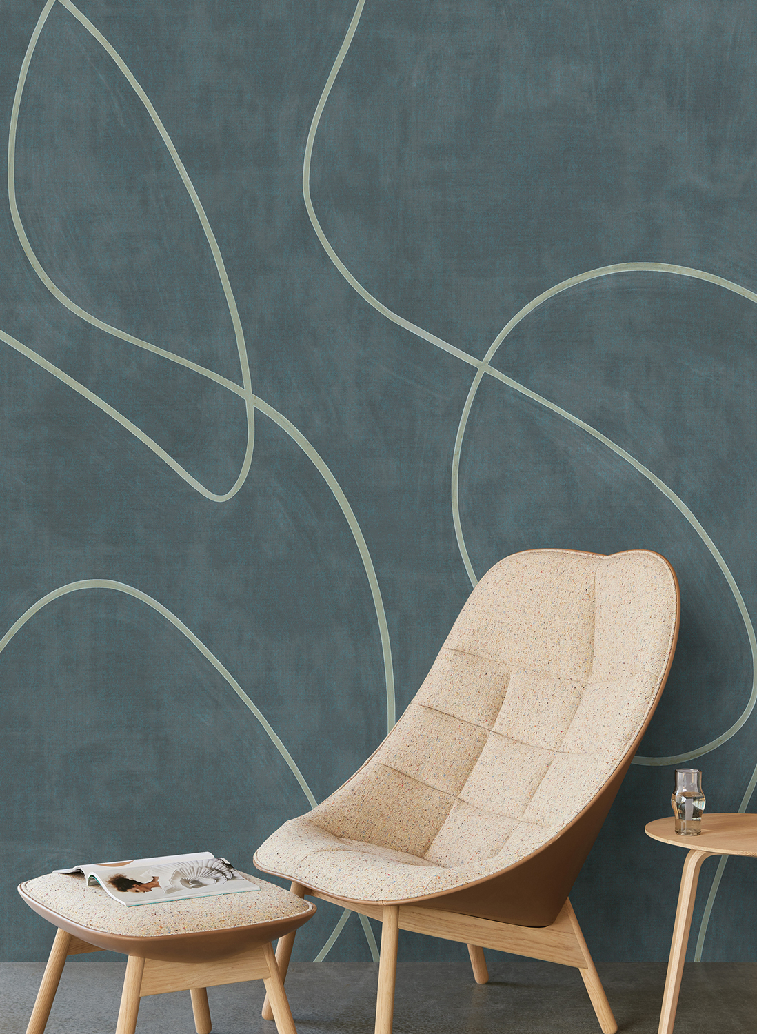 Wandbild Painted Lines