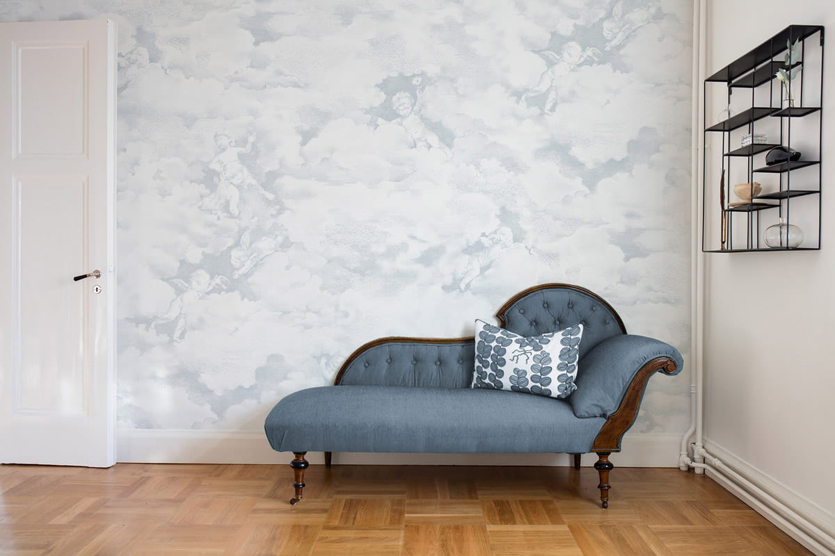 Wandbild Chubby Cherubs - Blue