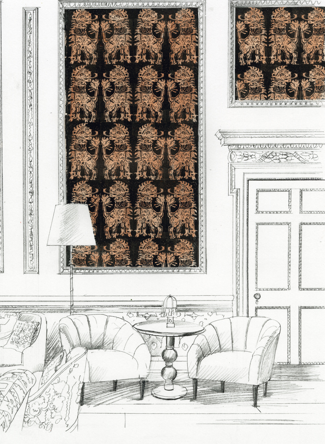 Papier peint Sicilian Lion