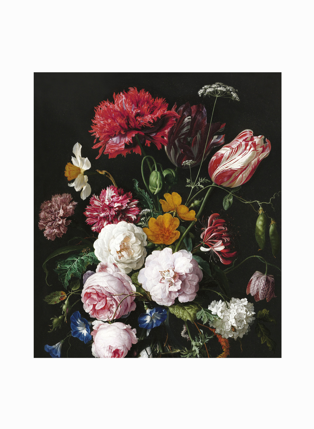 Wandbild 190cm Flowers 8