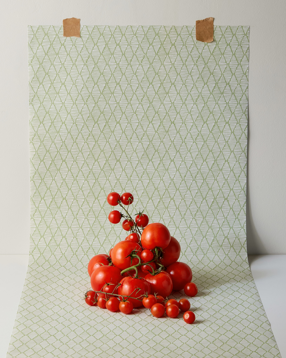 Tapete Triangle Trellis - Kelly Green