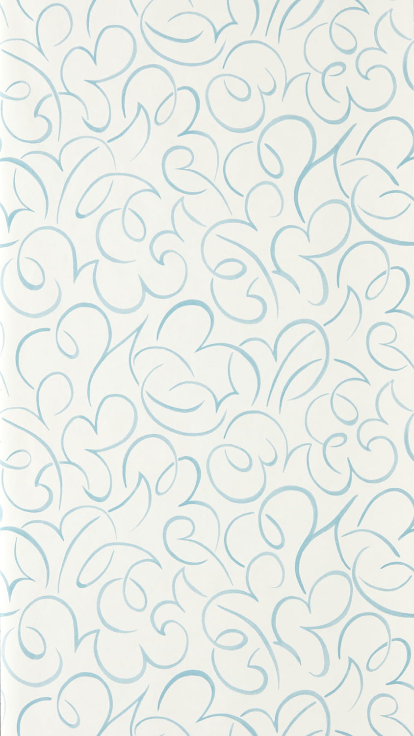 Tapete Flo Swirl - Cornflower