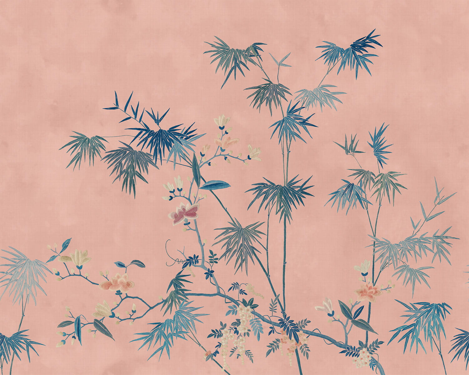 Wandbild Bamboo Grove - Pink