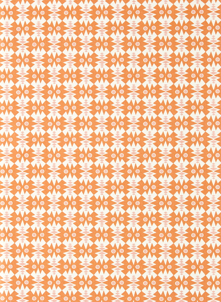 Tapete Owl & Butterfly - Tangerine/ Blush