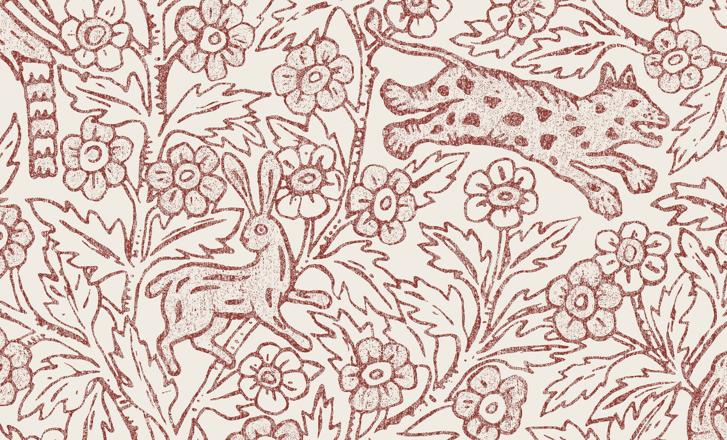 Wandbild Eden - Red