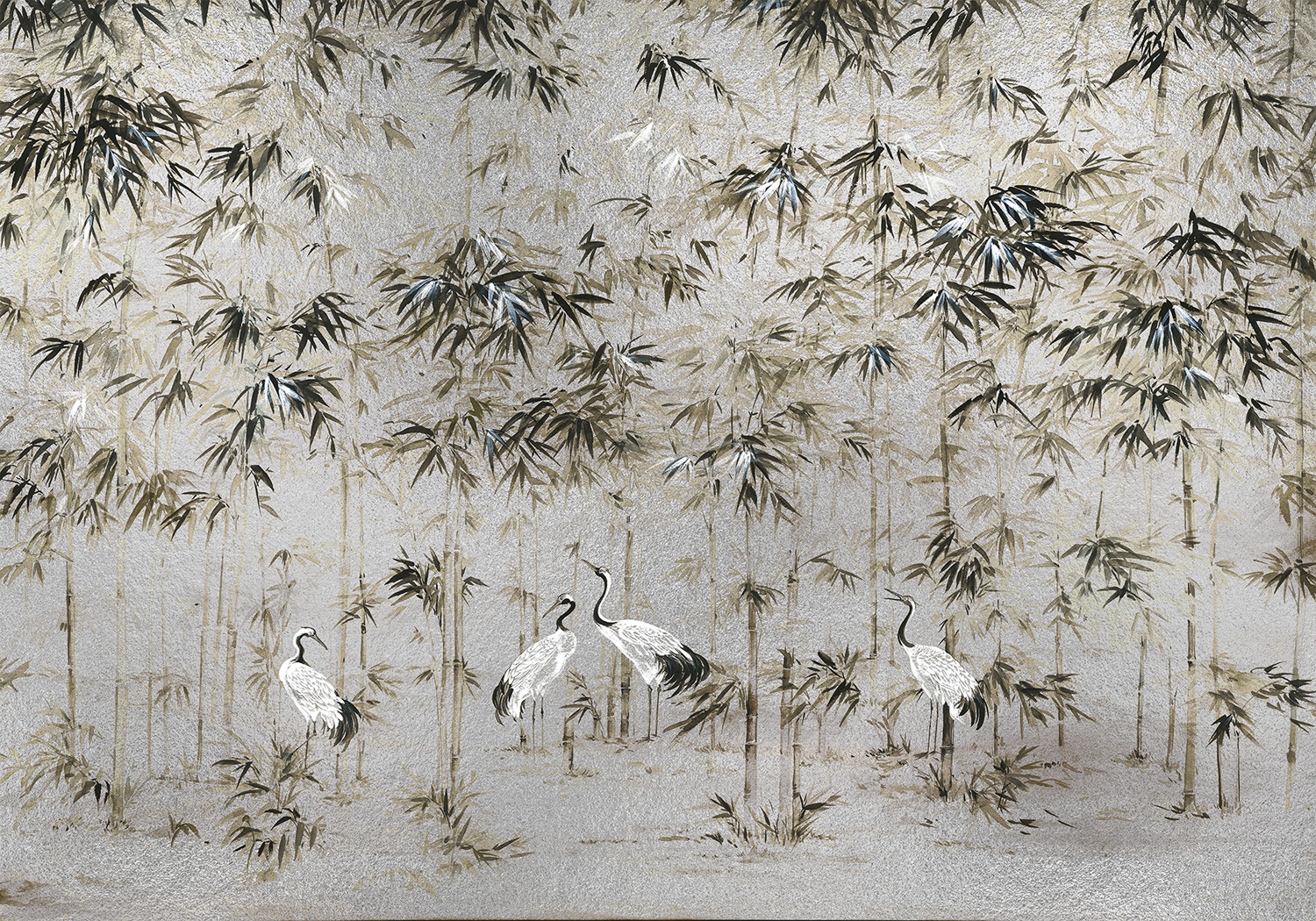 Wandbild Garzas Metallics - Silver