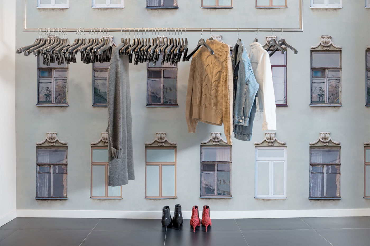 Wandbild Window Row - R15871