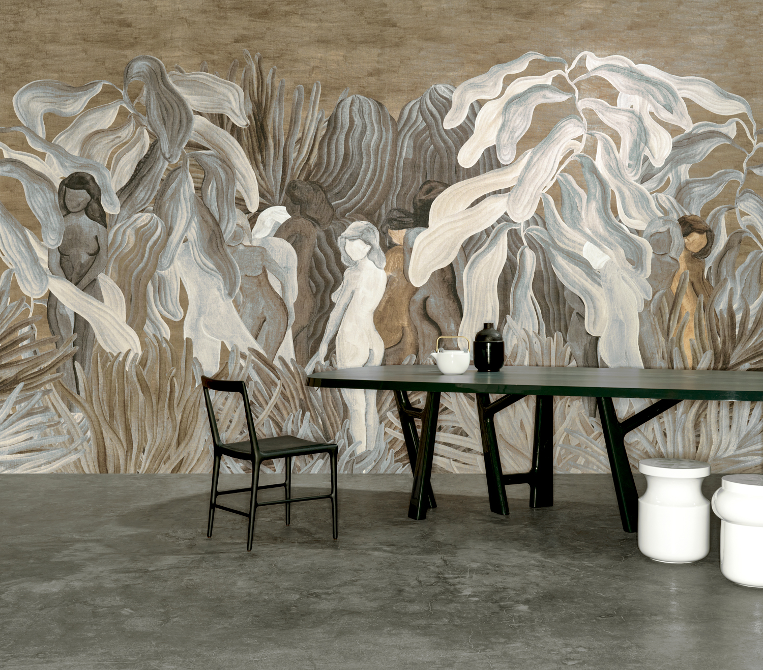 Wandbild Secret Silhouettes - Desert Dust