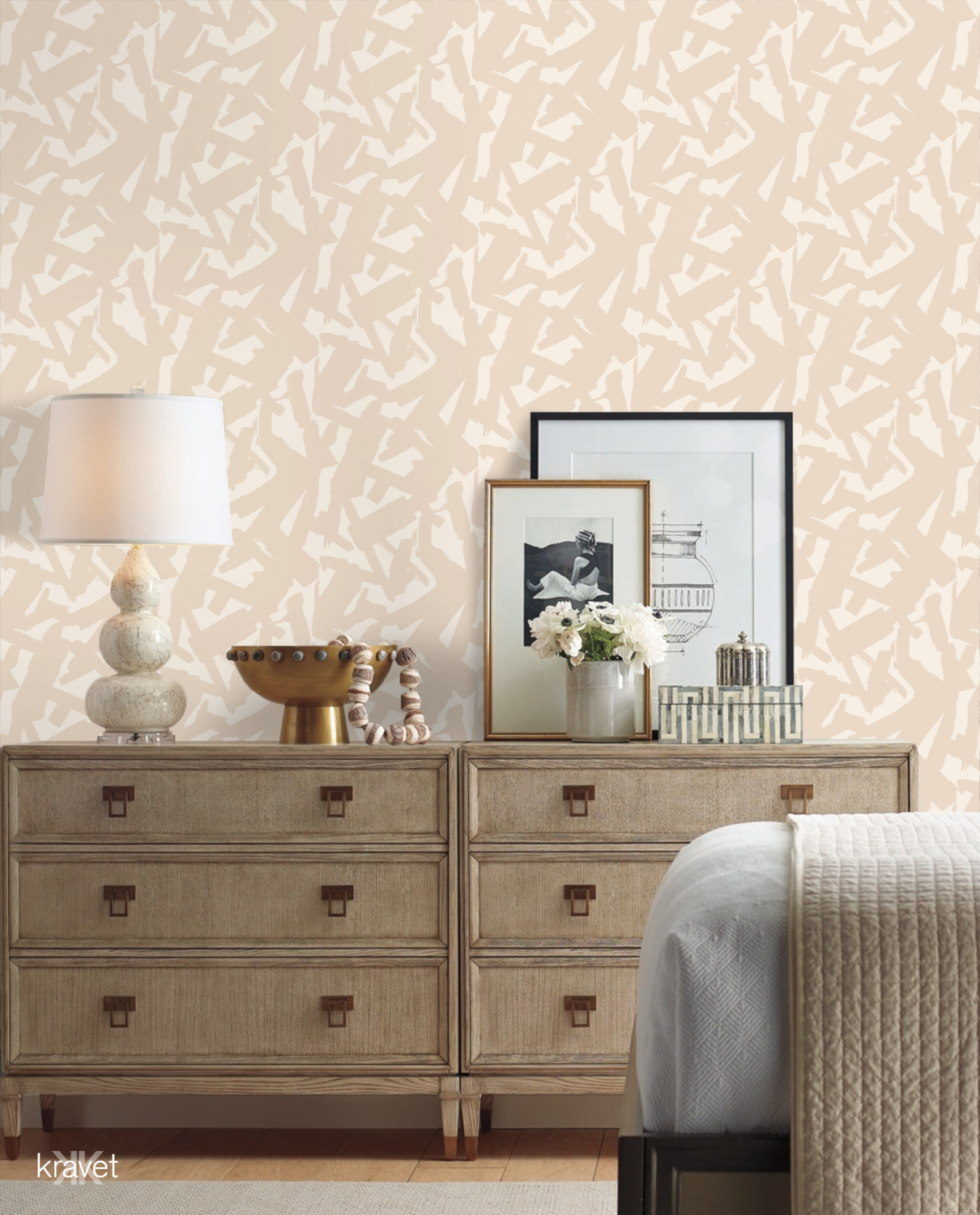 Tapete Bold Lines - Stone