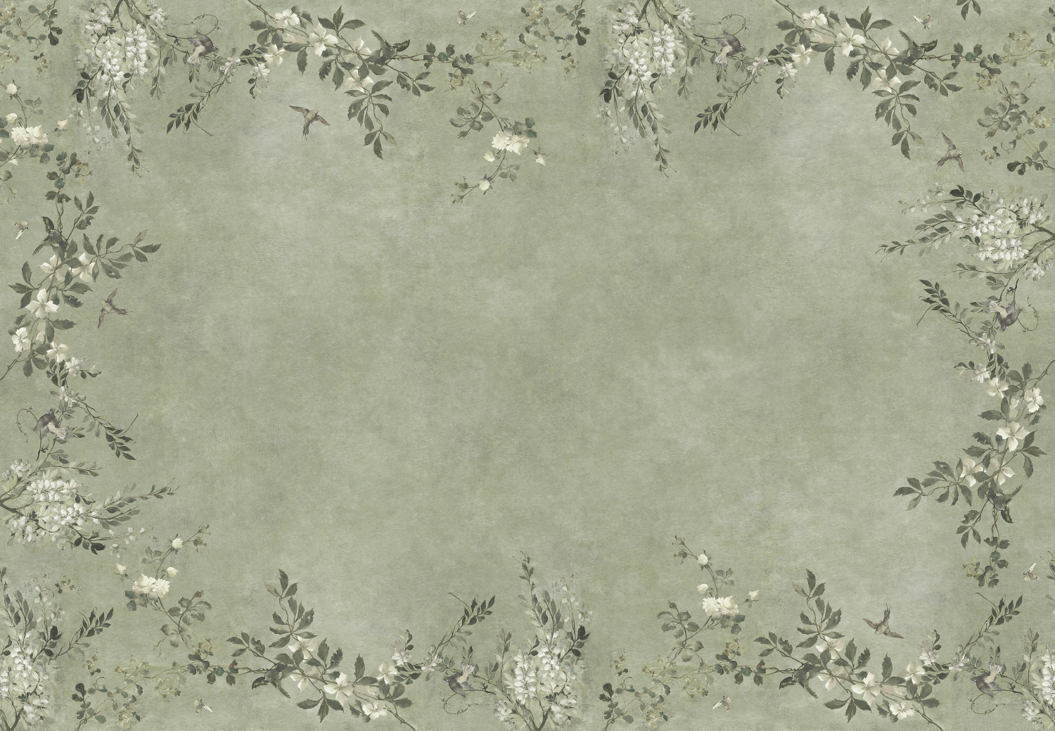 Wandbild Luca Rectangle - Sage Green