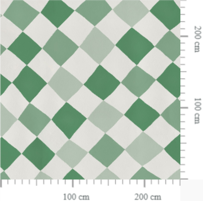 Wandbild Tremble - green
