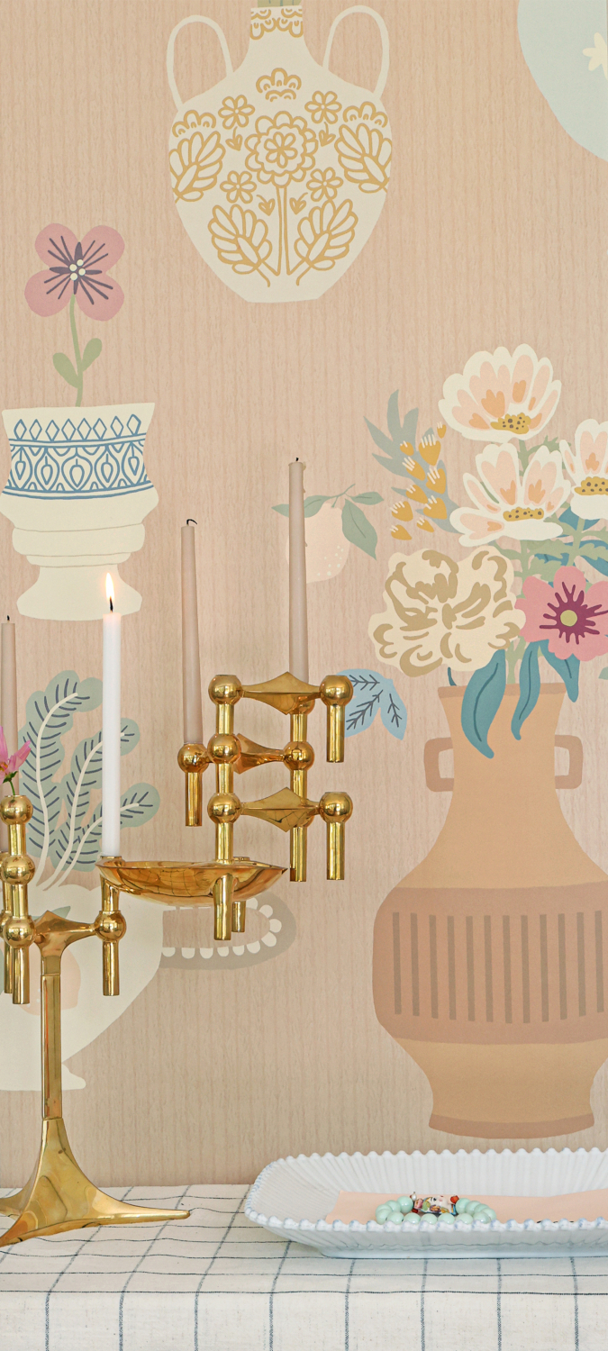 Tapete Floral Daiquiri XL - Blush Terra