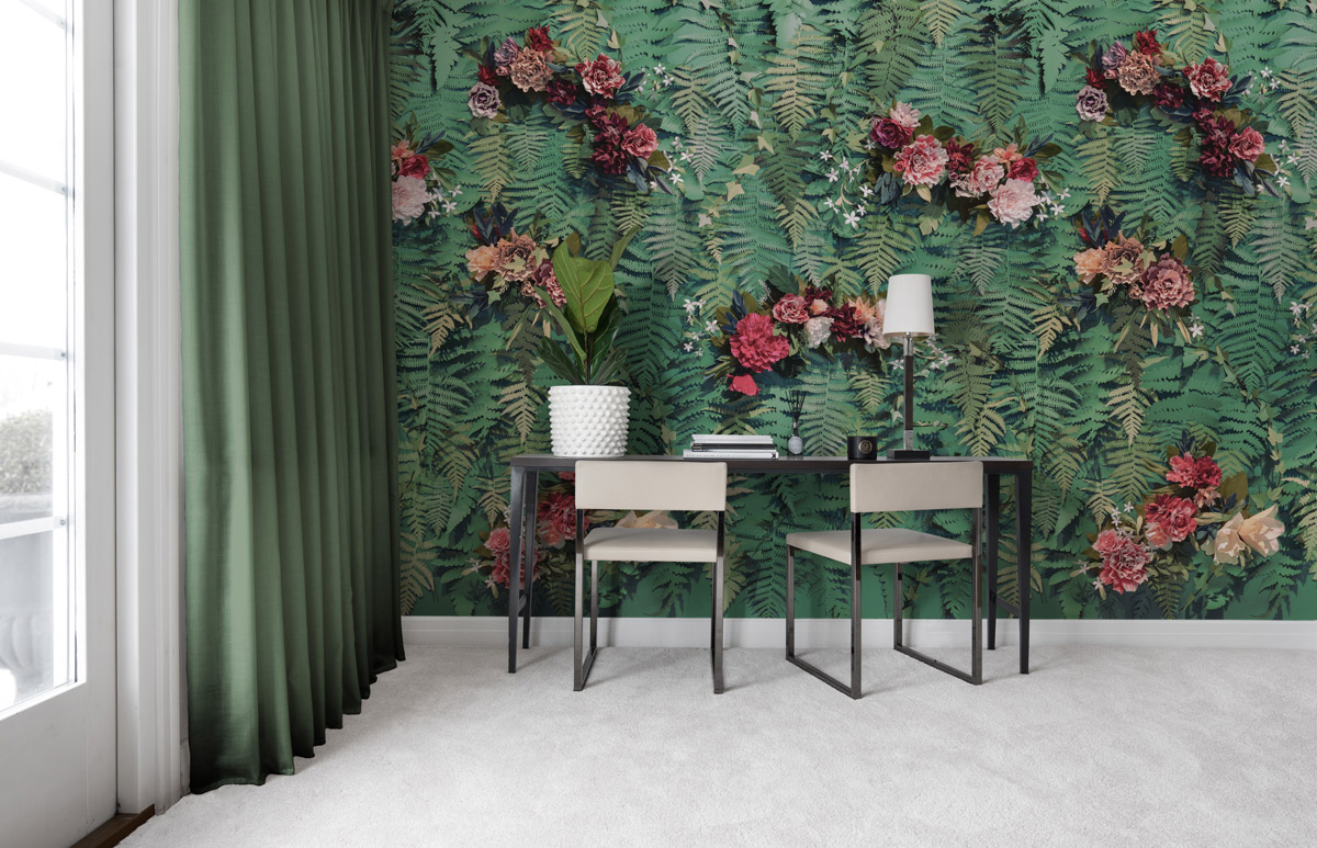 Wandbild Unfading Flowers - Verdant