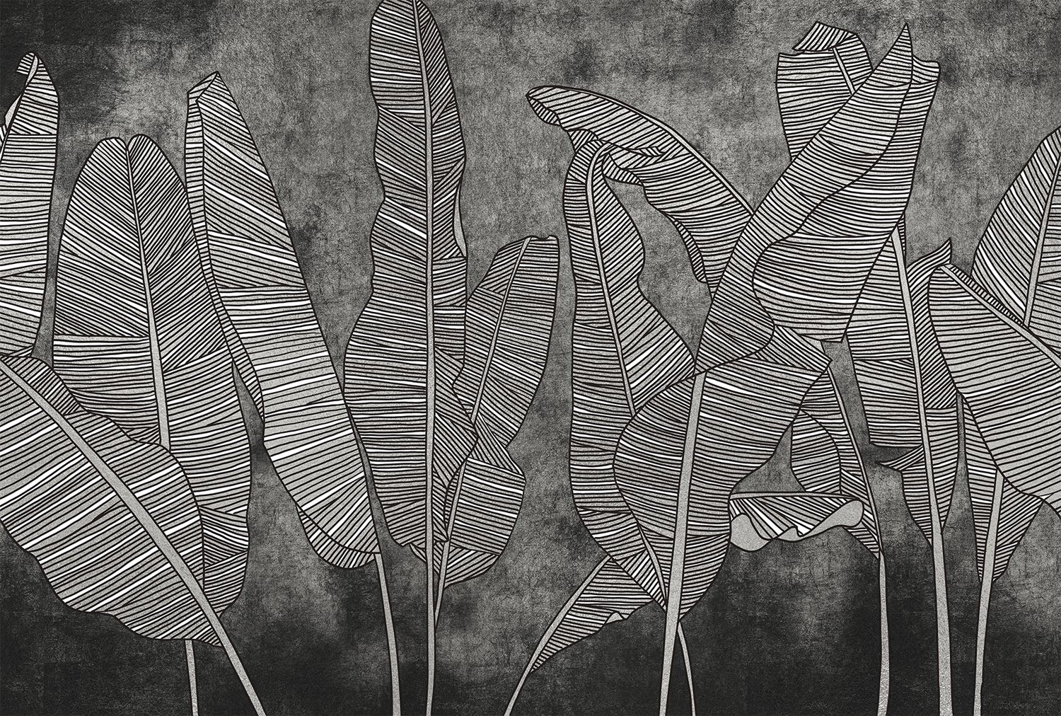 Wandbild Copacabana Metallics - Silver