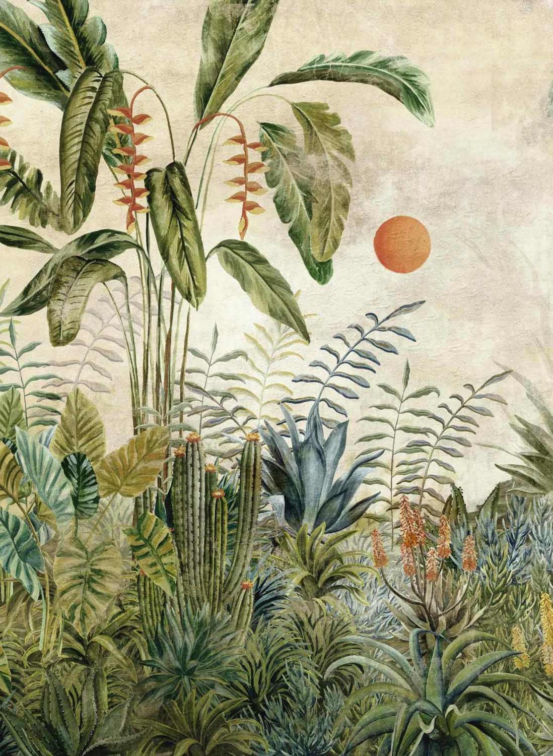 Wandbild Aduanero Bamboo - Cactus