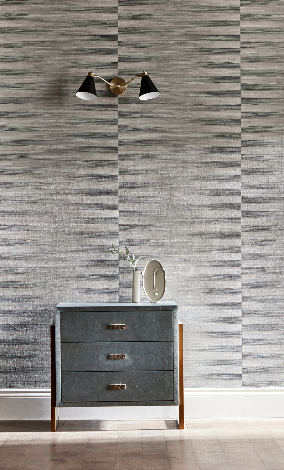 Tapete Kensington Grasscloth - Gargoyle