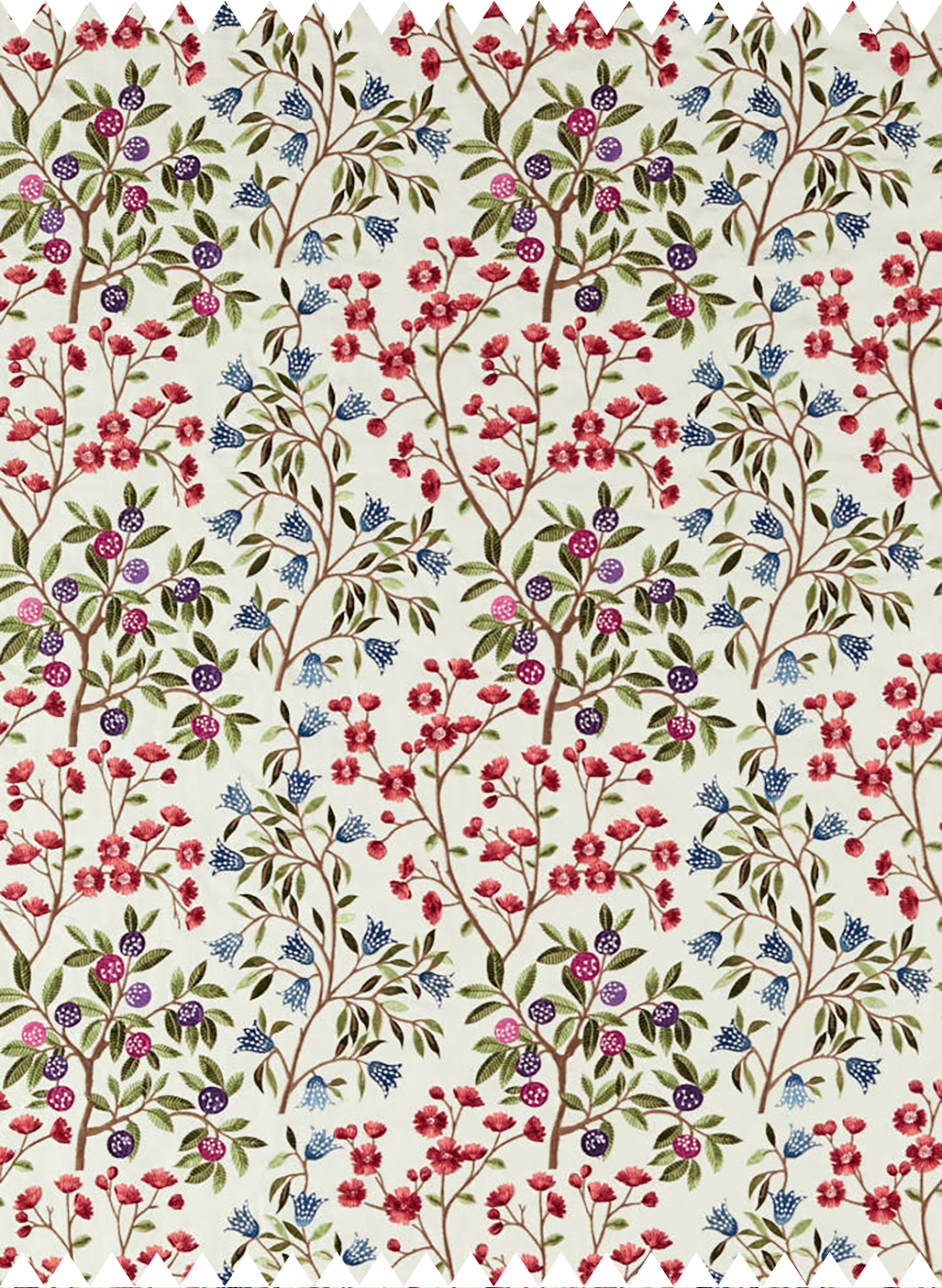 Stoff Foraging Embroidery - Meadow Violet
