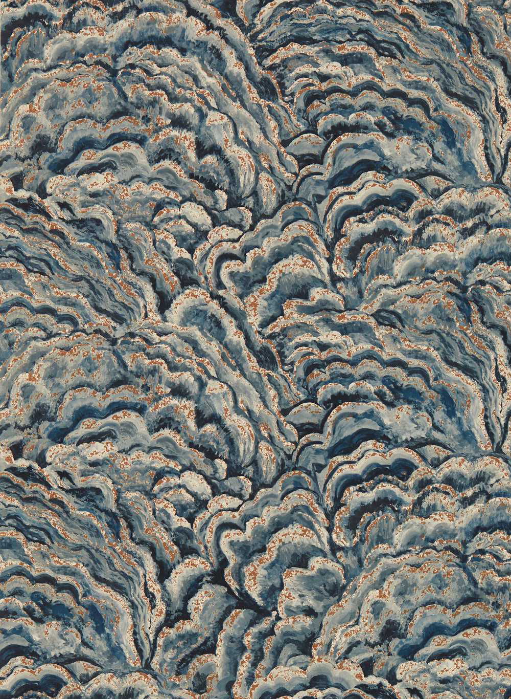 Tapete Lumino - Midnight/ Copper