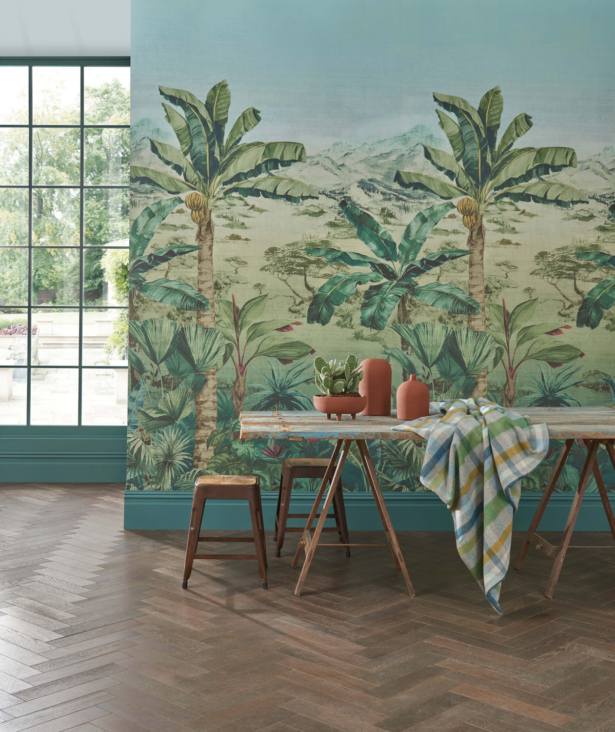 Wandbild Martinique - Leaf Green