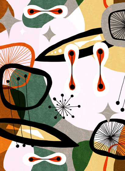 Tapete Century Elements - WP20531