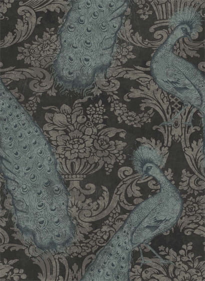 Tapete Byron - Teal/ Graphite