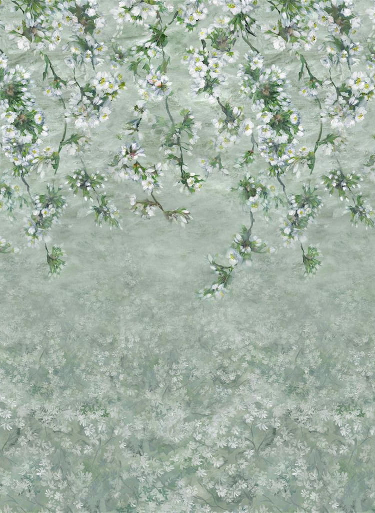 Wandbild Assam Blossom - Sage