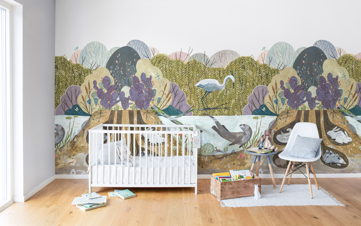 Wandbild Wild Willows