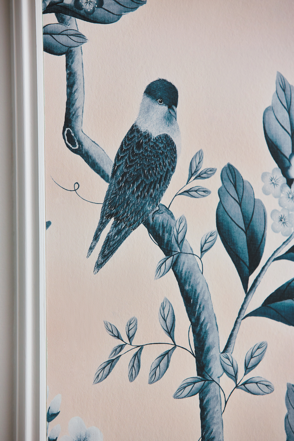 Wandbild Florence - Powder/ China Blue