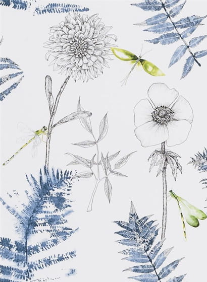 Tapete Acanthus - Indigo